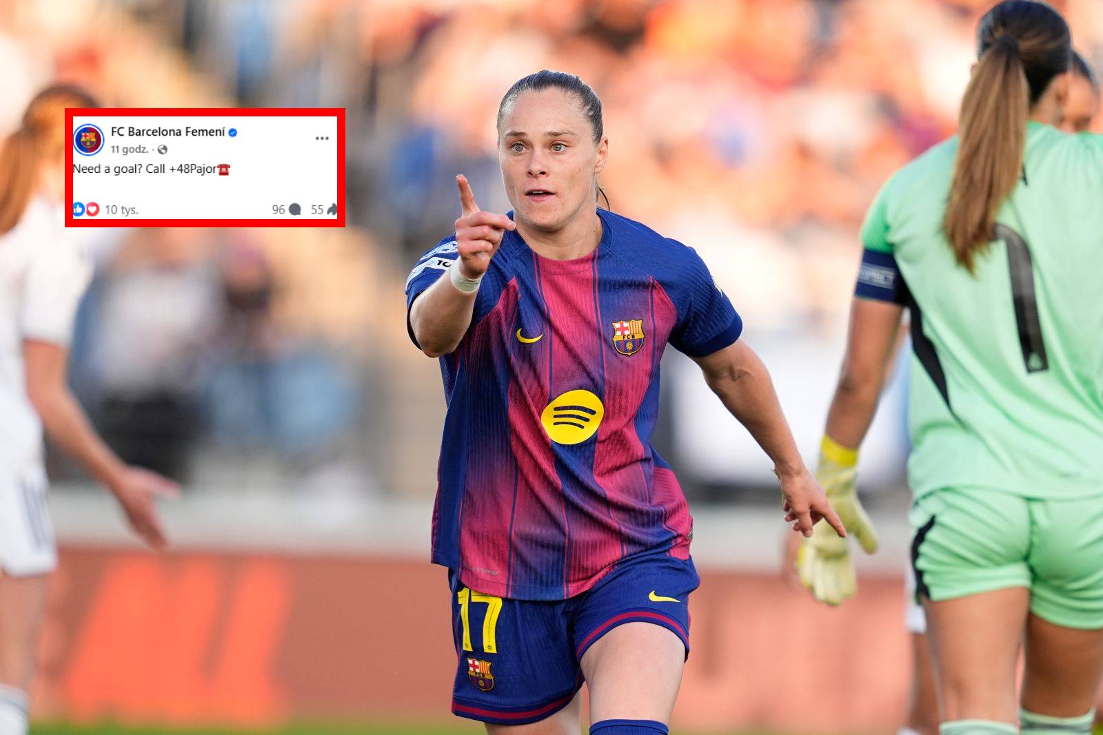 Absolutny hit. Tak FC Barcelona skomentowała popis Pajor. 