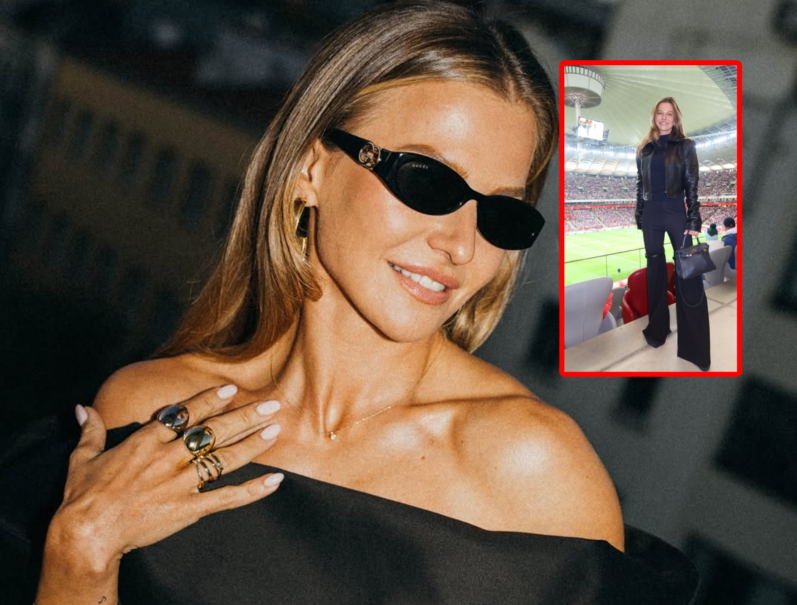 Tak Lewandowska ubrała się na mecz. Tylko popatrz na te spodnie