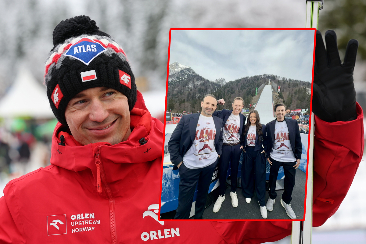 Specjalnie dla Stocha. Tylko spójrz, co założyli w studiu Eurosportu