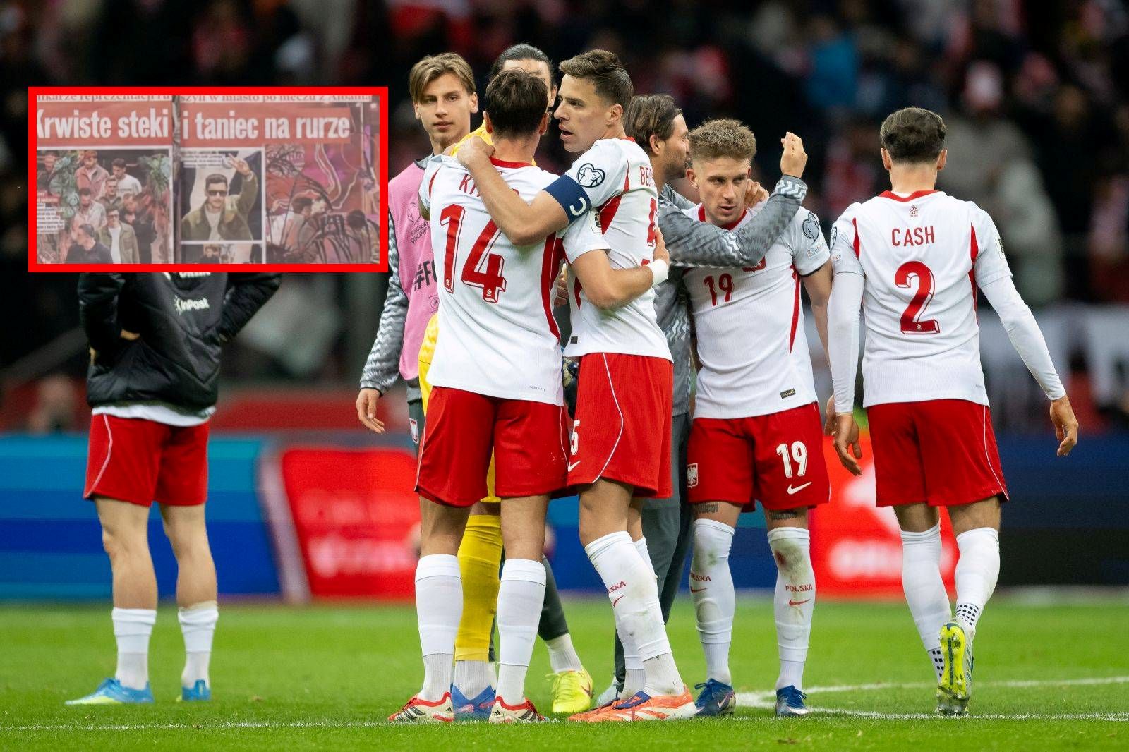 Krwiste steki i taniec na rurze. Tam wybrali się piłkarze po meczu z Albanią