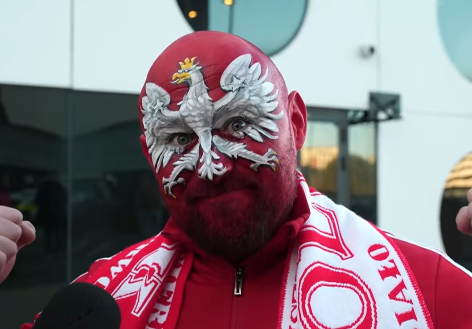 Szok. Polski kibic zadziwił wyglądem