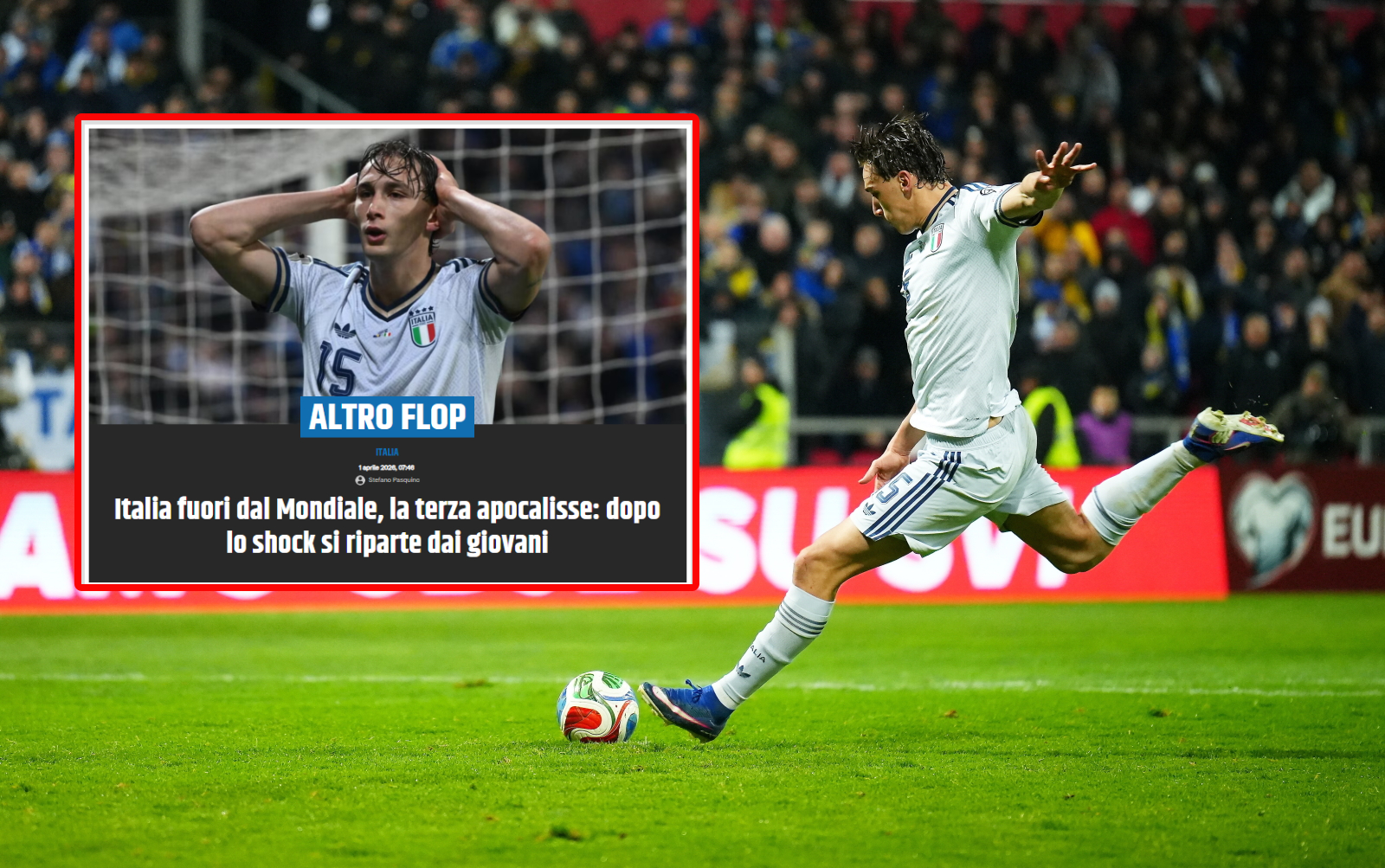 "Trzecia apokalipsa". Włosi w rozpaczy po klęsce kadry