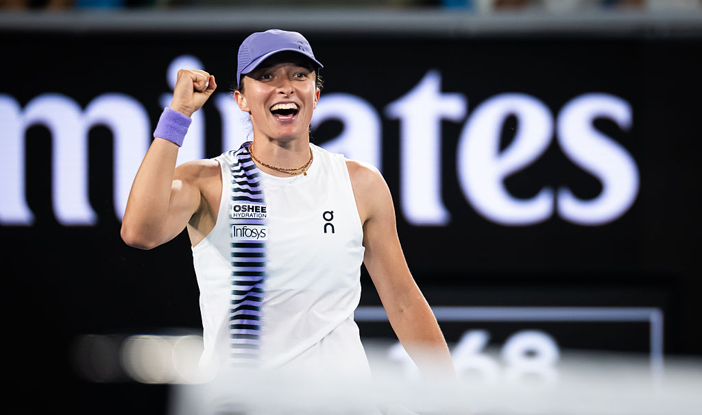 Wrócił uśmiech. Świątek nagle zwróciła się do Nadala