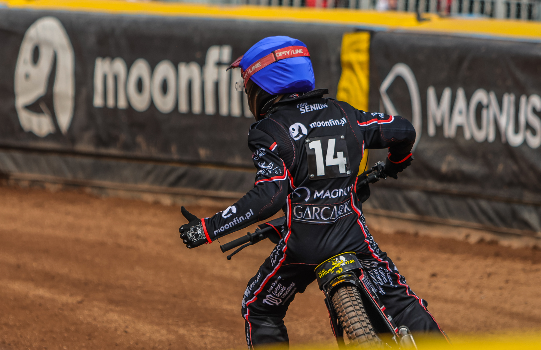 Żużel. Nieoczywisty lider w ekipie Tomasza Bajerskiego. "Na adrenalinie mniej bolało"