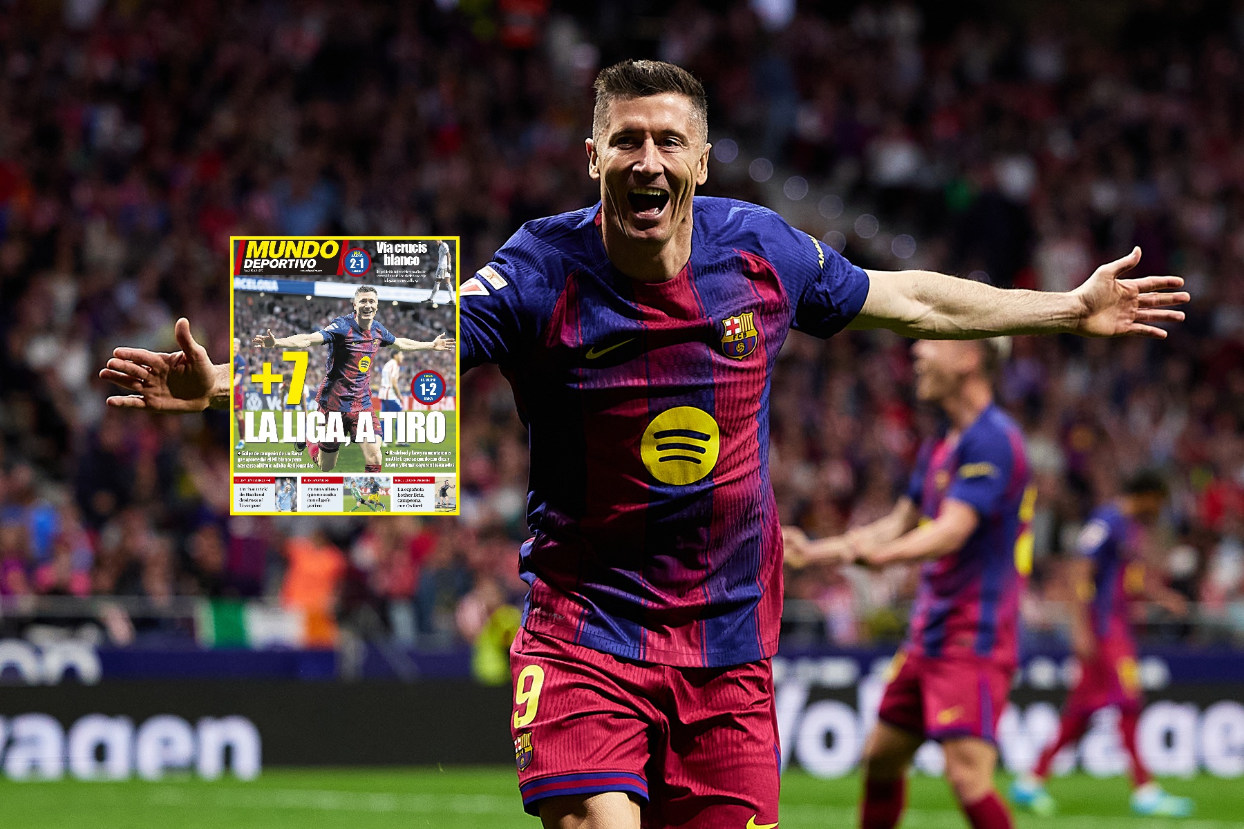 Wszędzie Lewandowski. W Hiszpanii od rana piszą o Polaku