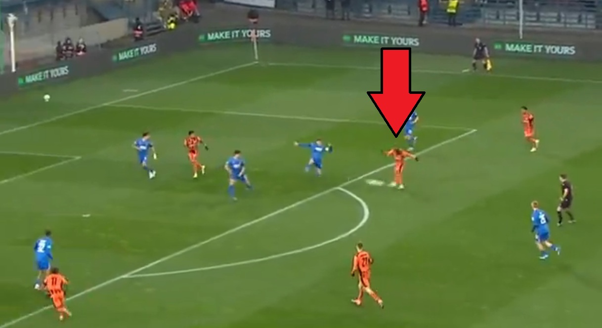 Zabawa Szachtara Donieck w Krakowie. Co za gol [WIDEO]