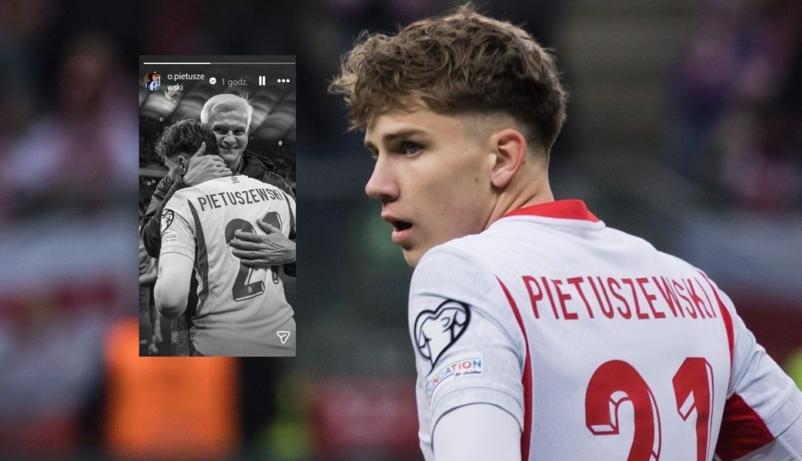 Wzruszające zdjęcie. Pietuszewski pożegnał Magierę