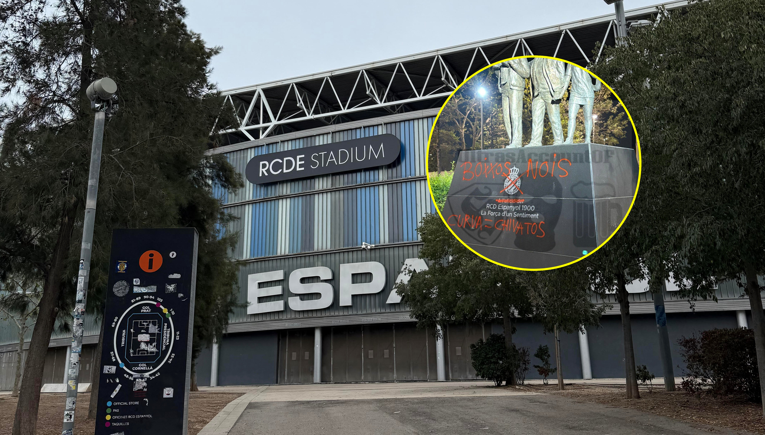 Kibole Barcy dali o sobie znać. Dwa piłkarskie światy w jednym mieście