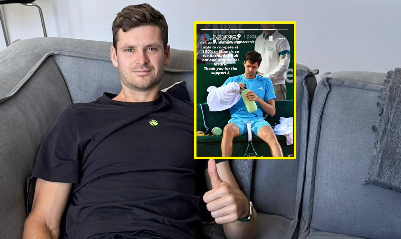 Co ze zdrowiem Hurkacza? Polak zabrał głos