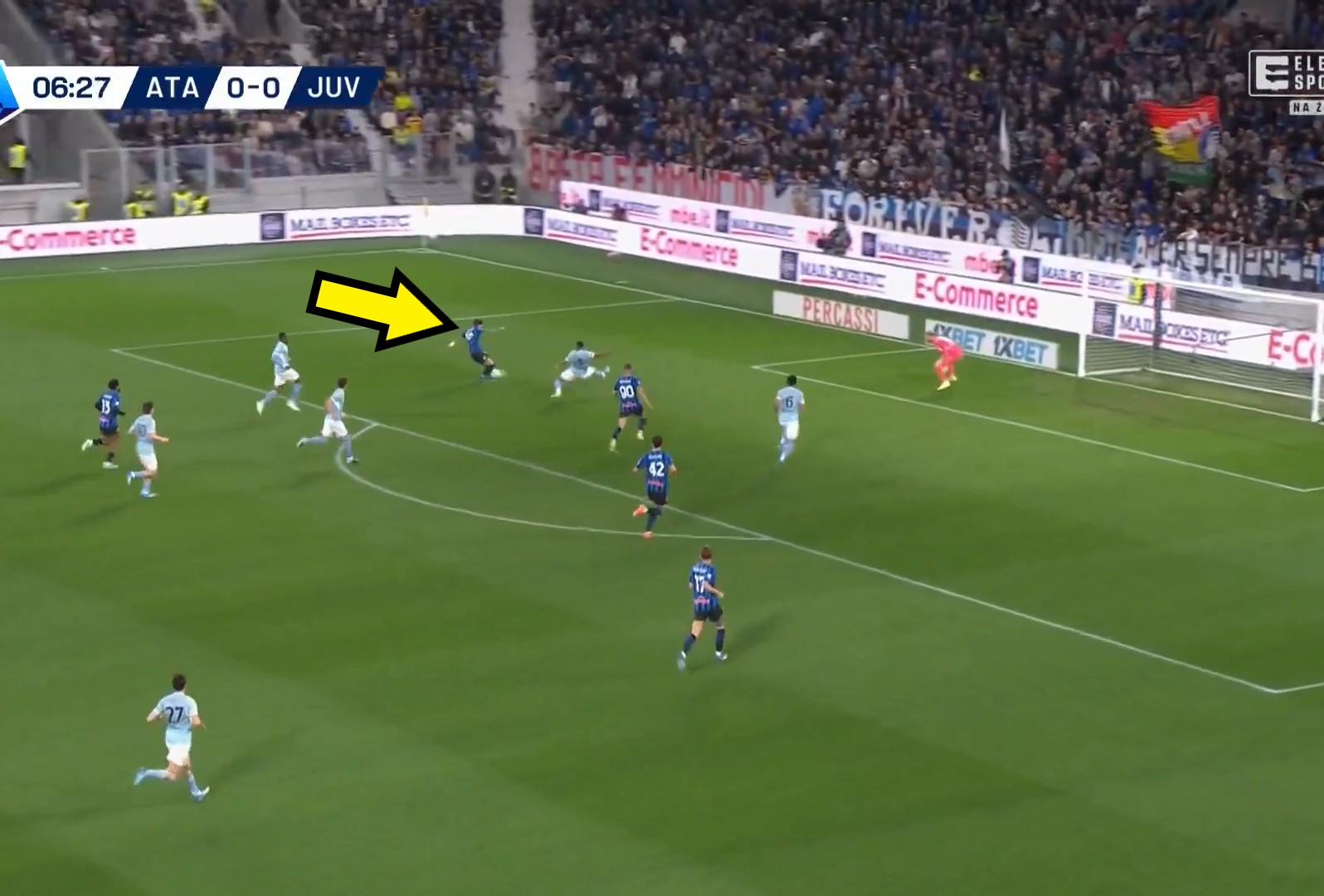 Zalewski centymetry od gola. Mógł zaskoczyć Juventus już w 7. minucie