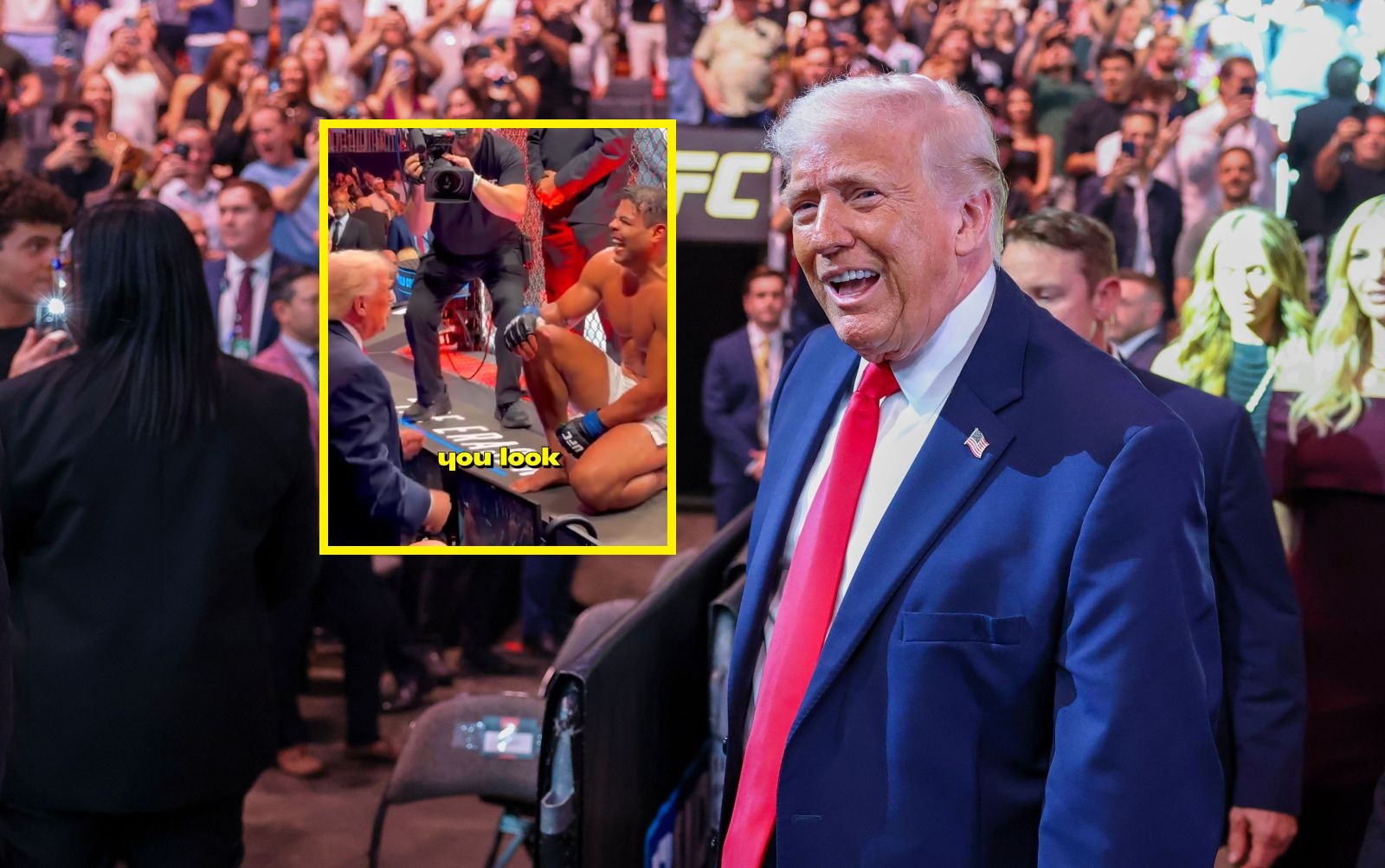 "Jesteś pięknym facetem". Nagrali rozmowę Trumpa