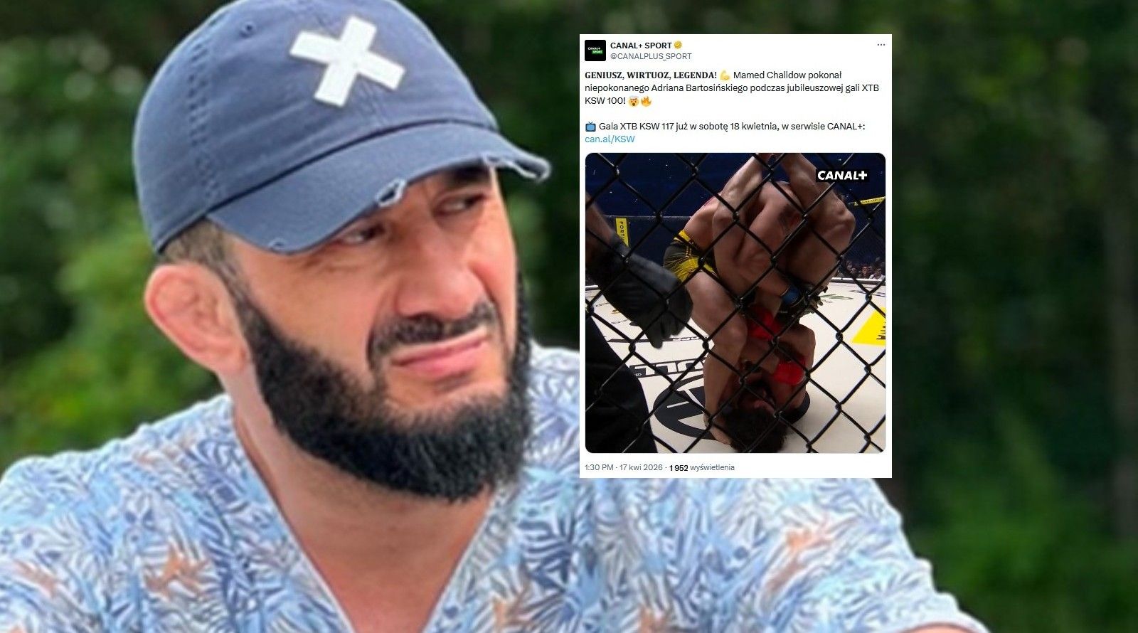 "Geniusz, wirtuoz, legenda". Chalidow tą walką zadziwił całą Polskę