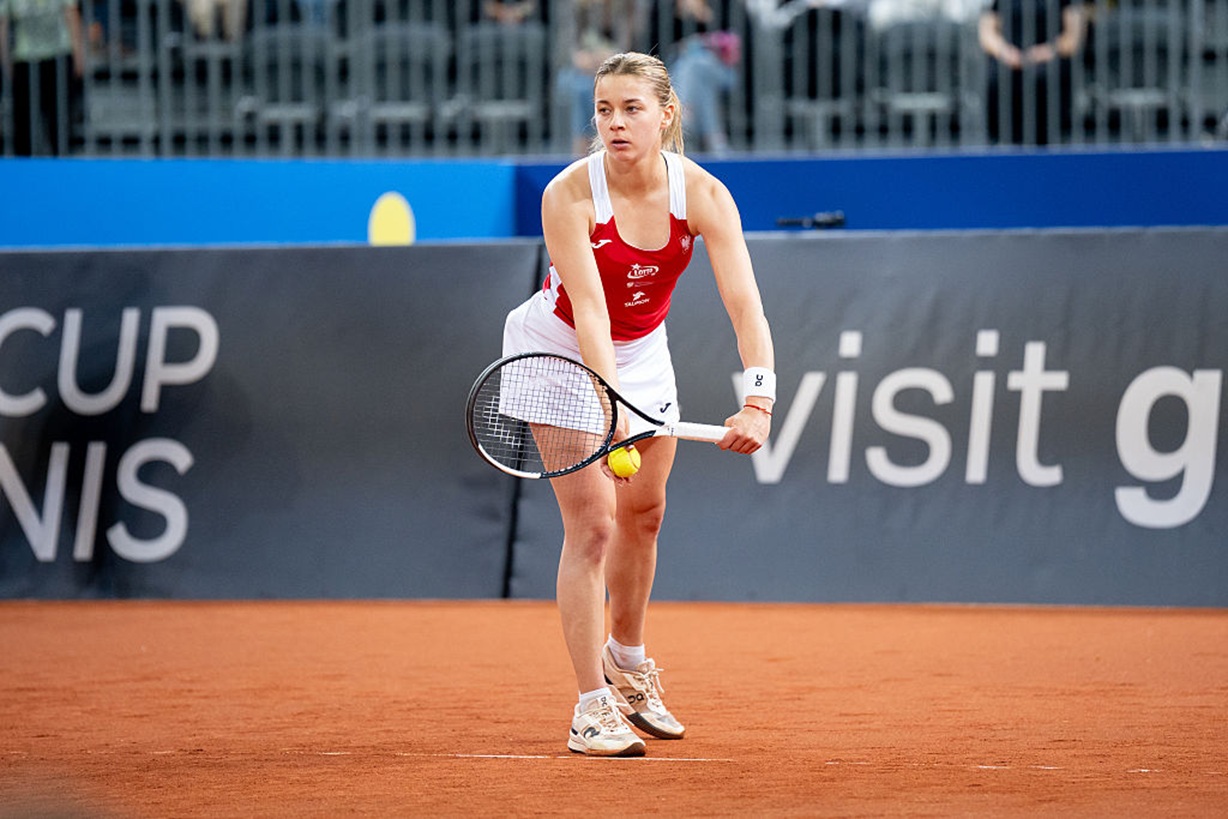 Pokaz mocy Chwalińskiej dał jej półfinał. Straciła tylko gema