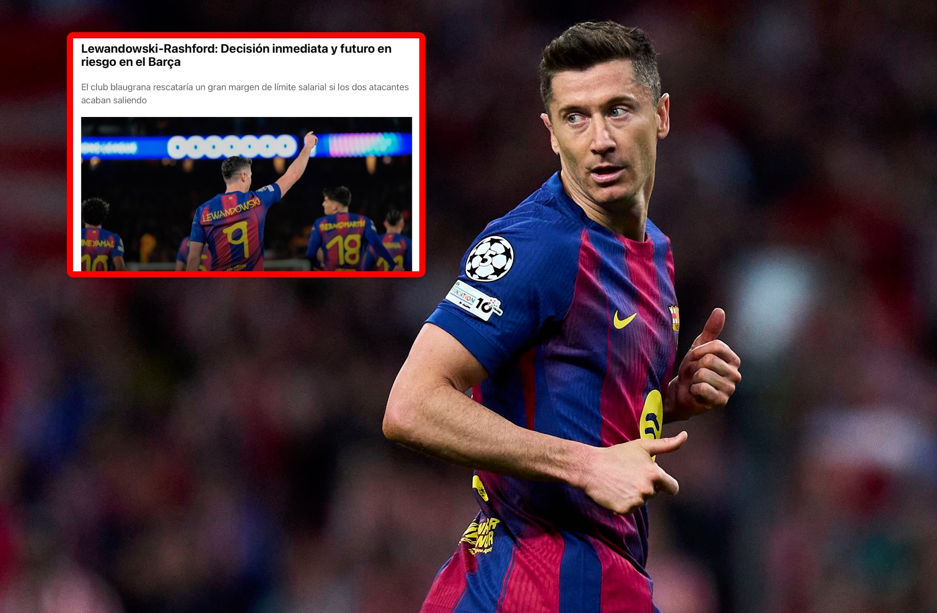 W Barcelonie od rana piszą o Lewandowskim. "Adekwatna oferta"