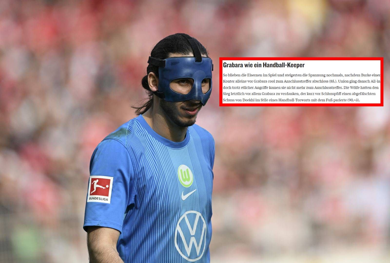 Grabara dał Wolfsburgowi nadzieję na utrzymanie. Niemcy docenili Polaka