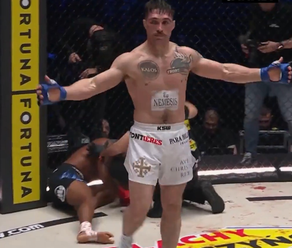 Francuz idzie jak burza w KSW. Kolejna walka wygrana przed czasem