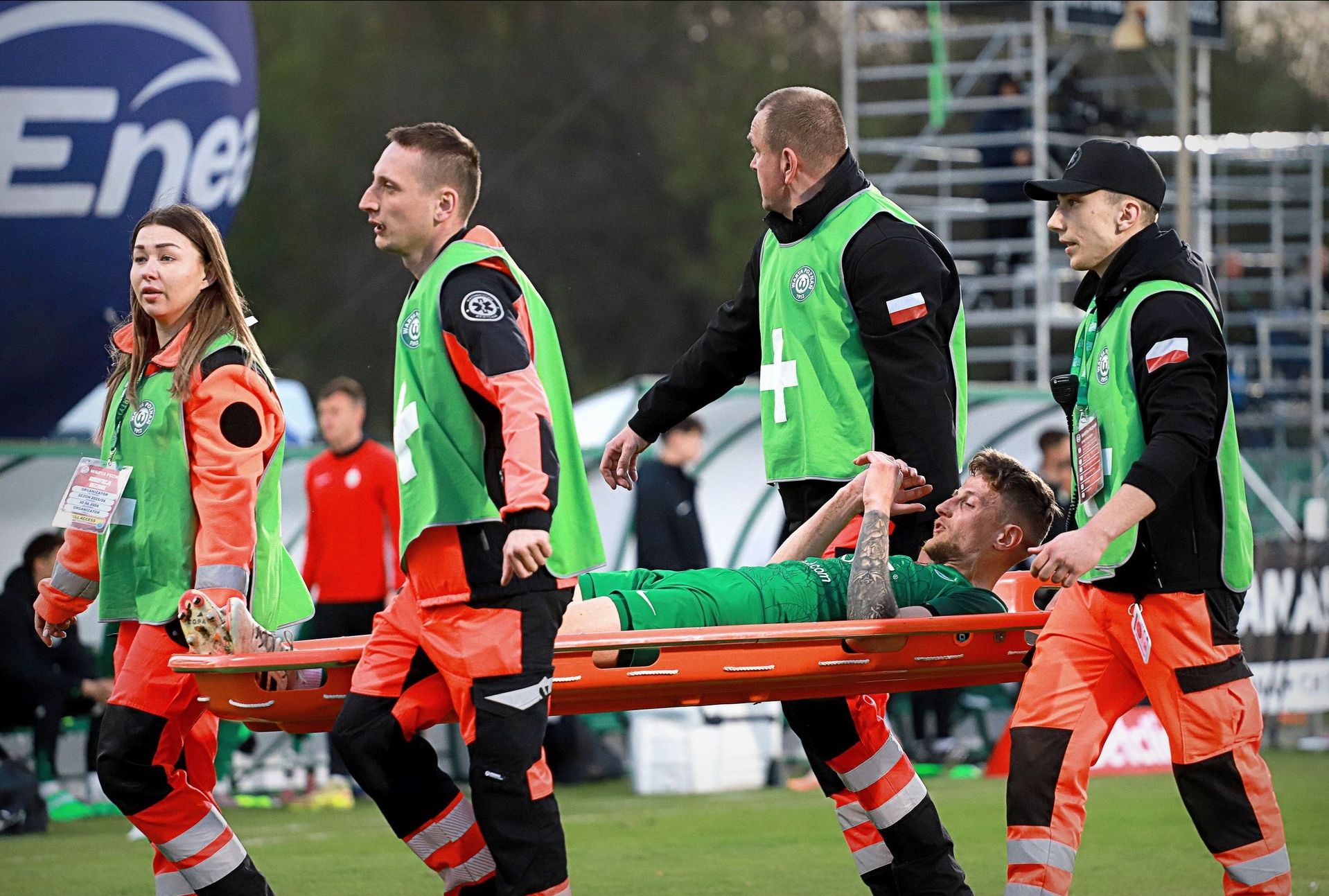 Koszmarna kontuzja obrońcy Warty Poznań