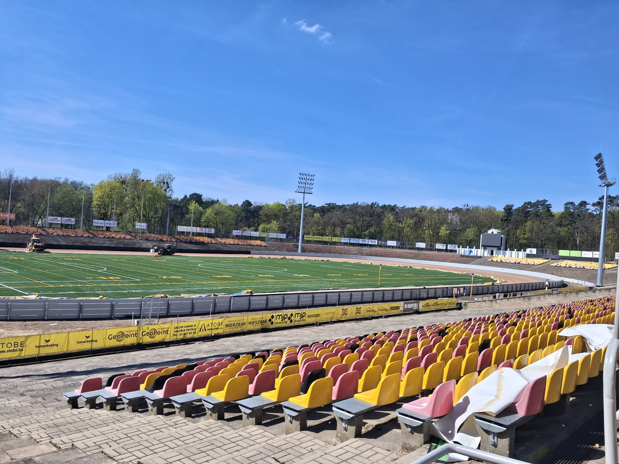 Żużel. W Poznaniu czekają na odbiór toru. "Cieszymy się, iż w ogóle będziemy mieć te pięć dni"