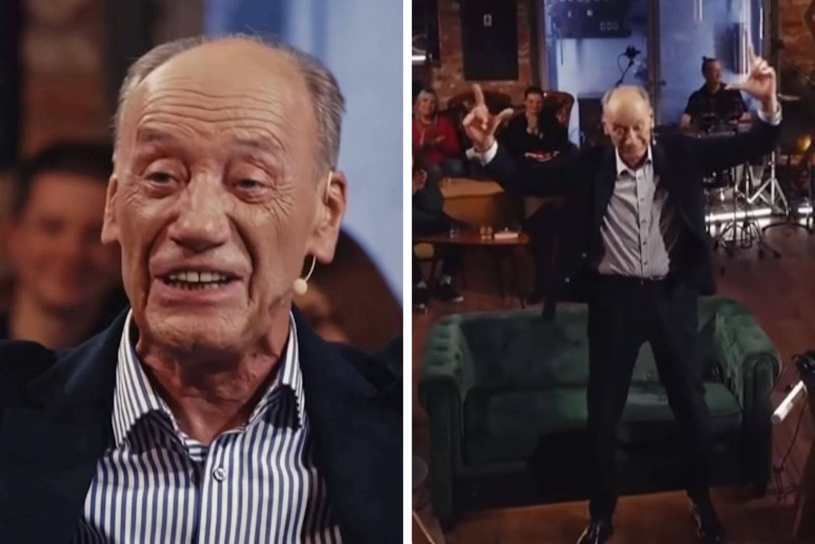 Dał się namówić. Szpakowski nagle zaczął śpiewać