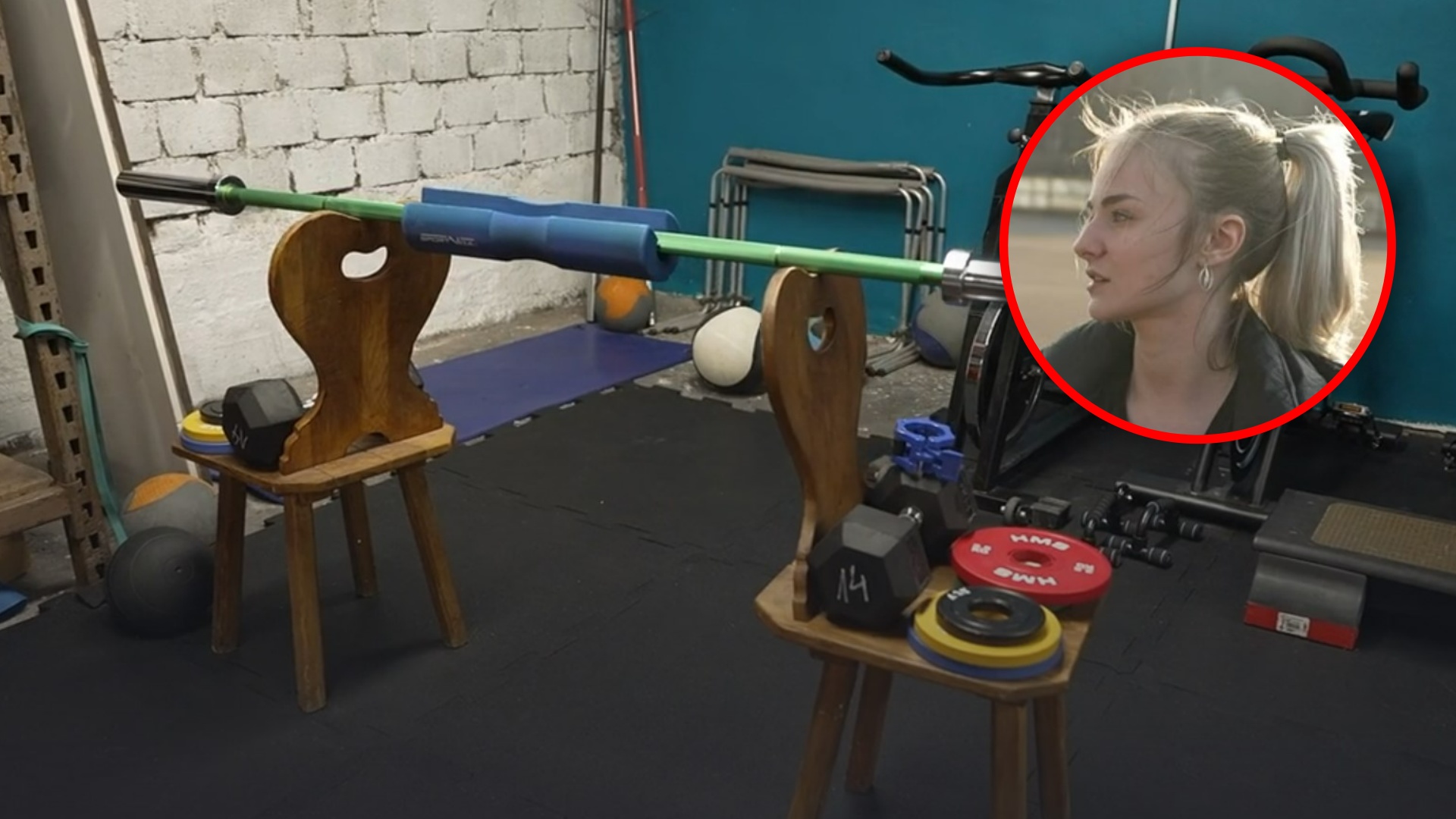 W takich warunkach musi trenować polska mistrzyni. 