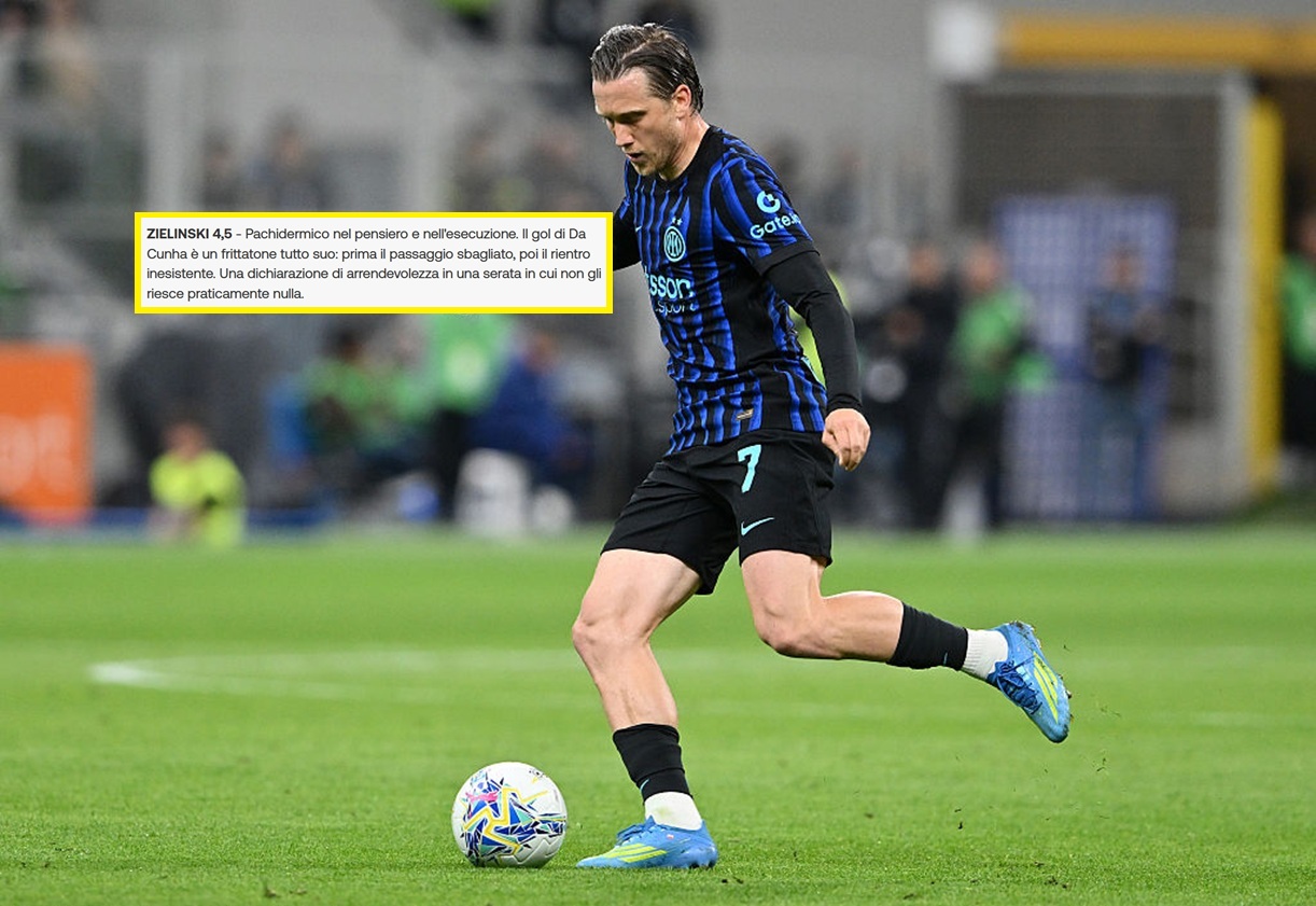 Włosi surowi dla Zielińskiego. "Ociężały w myśleniu i wykonaniu"