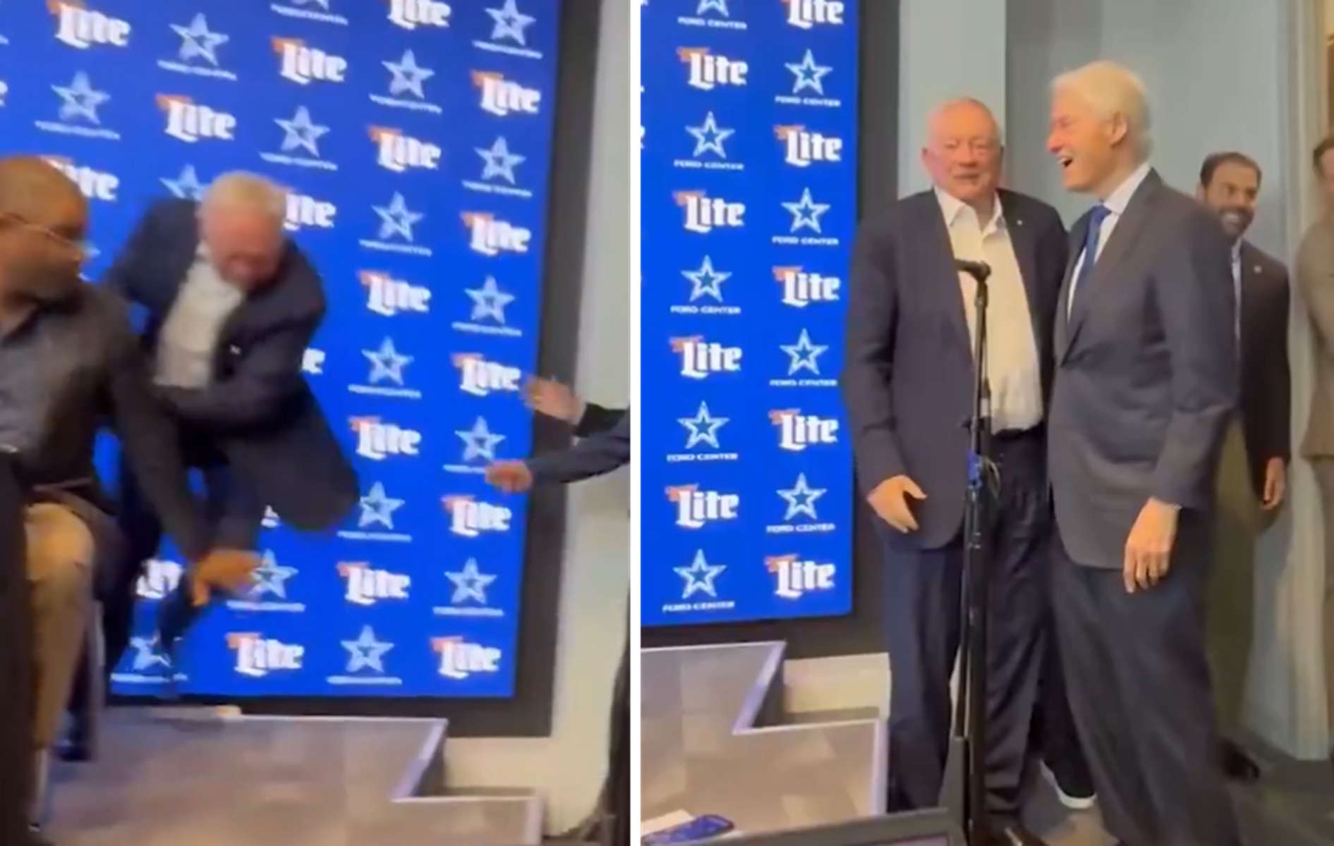 Nagle zobaczył Clintona. To mogło skończyć się źle