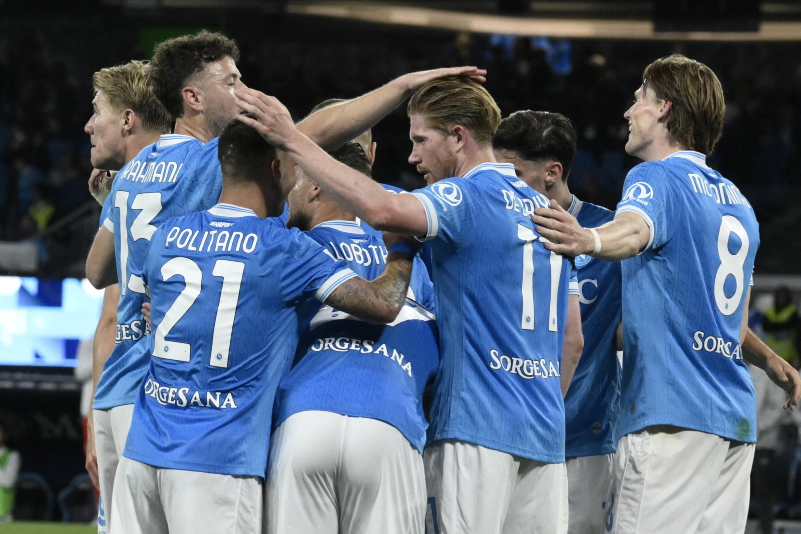 Koncert strzelecki SSC Napoli w meczu Serie A