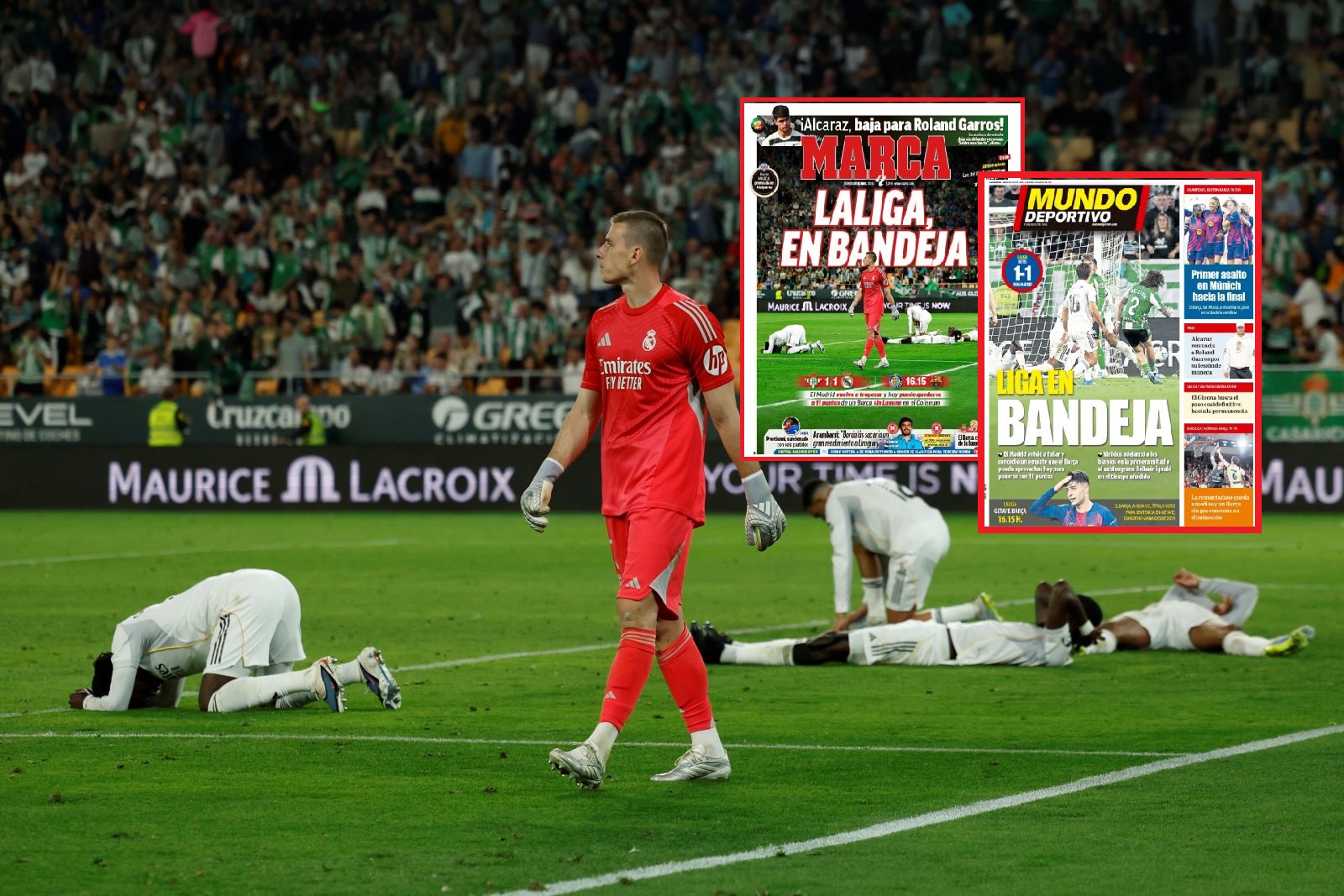 Po wpadce Realu doszło do niecodziennej sytuacji. Tylko spójrz na okładki gazet