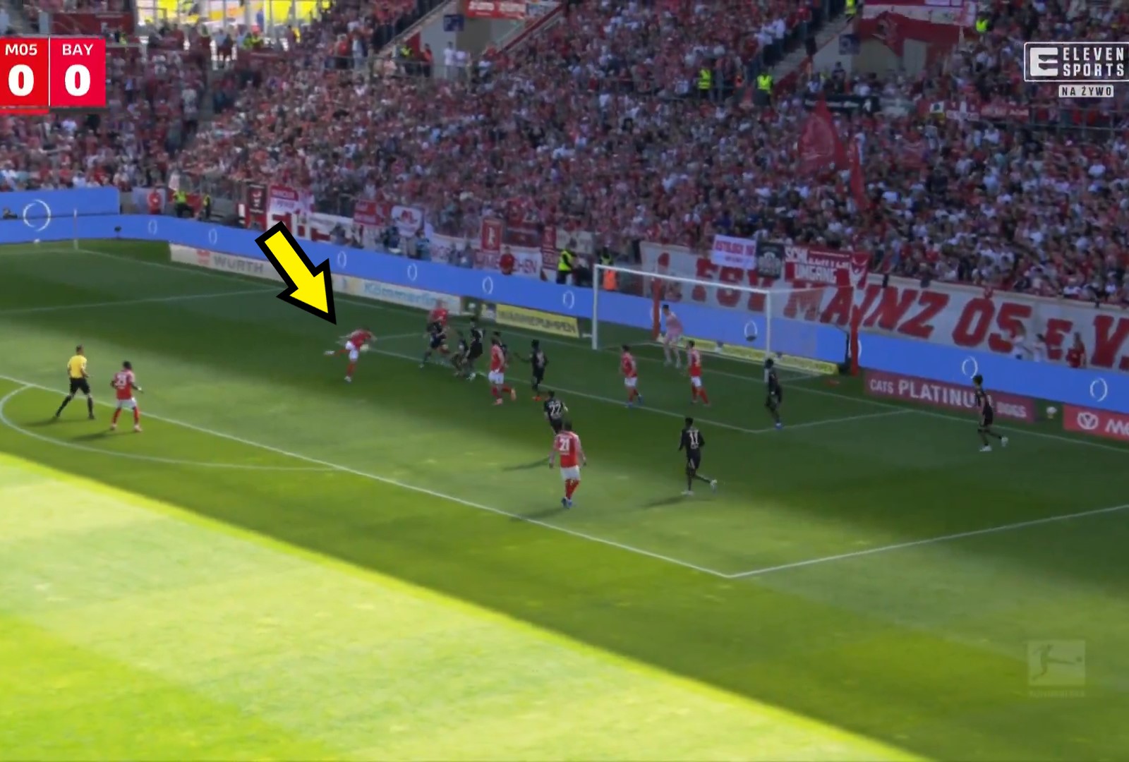 Bayern na łopatkach po pierwszej połowie. Świetne otwarcie Mainz [WIDEO]