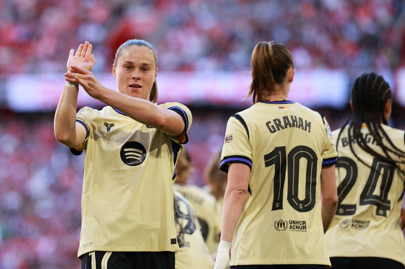 Wzruszający gest. Pajor zrobiła to po golu