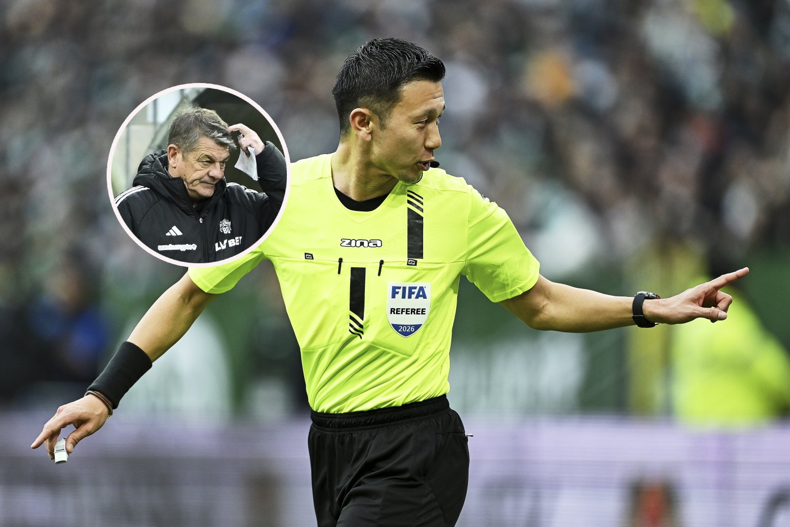 Japońscy sędziowie nie przypadli do gustu trenerowi Lechii. "To nie czas na eksperymenty"