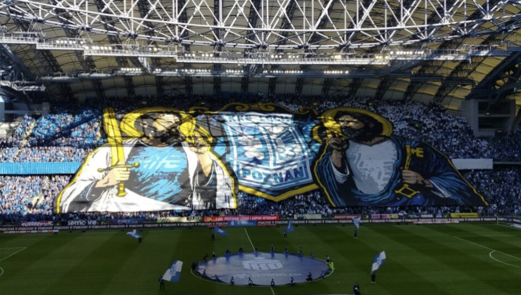 Robi wrażenie. Taką oprawę przygotowali kibice Lecha