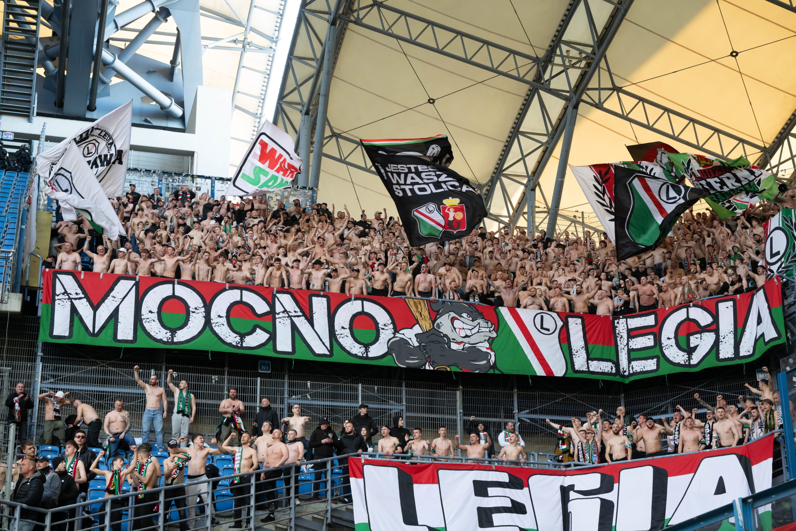 Lech prowadził 4:0. Nagrał zachowanie kibiców Legii