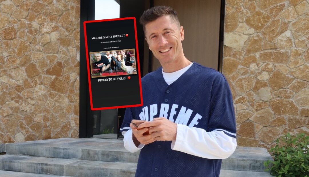Była już noc. Lewandowski odezwał się na Instagramie