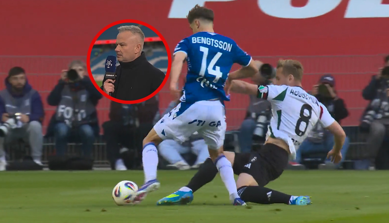 Legia poszkodowana? Tak ekspert zareagował na czerwoną kartkę