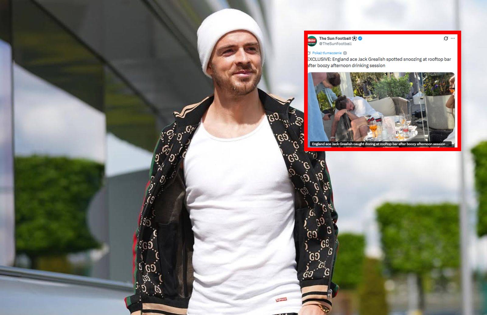 Angielski gwiazdor przyłapany w barze. Zasnął po "zakrapianym popołudniu z kumplami"