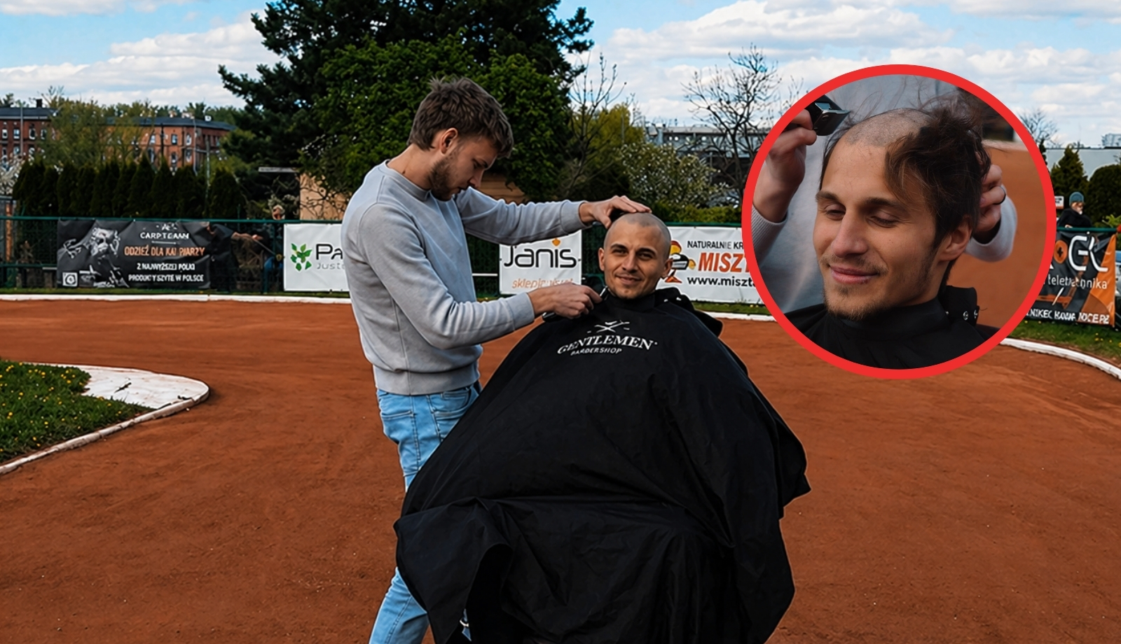 Wicemistrzowie Polski dołączyli do akcji Łatwoganga. Piękny gest zawodników i sędziego