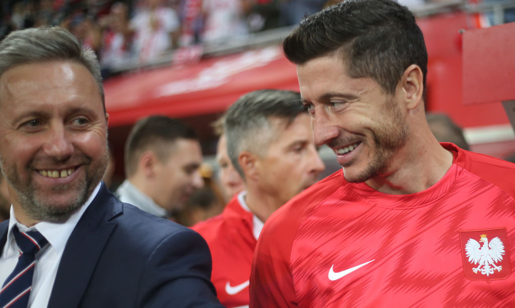 Zarzucali mu konflikt z Lewandowskim. Brzęczek wszystko wytłumaczył