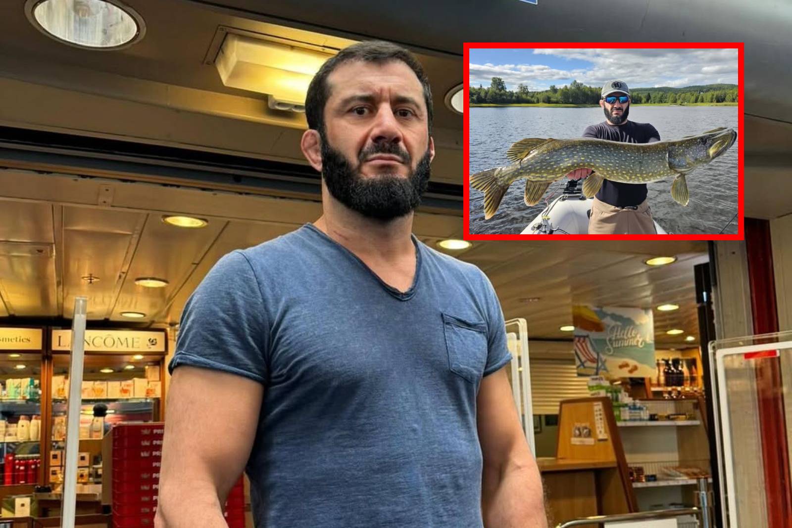 Chalidow pochwalił się zdobyczą. Wyciągnął z wody giganta