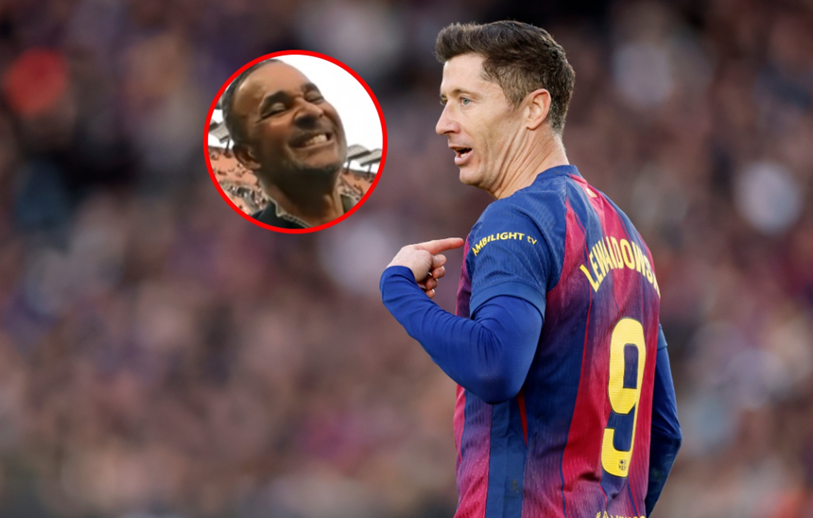 Legendarny piłkarz ostro zareagował na pytanie o "Lewego". Nie gryzł się w język