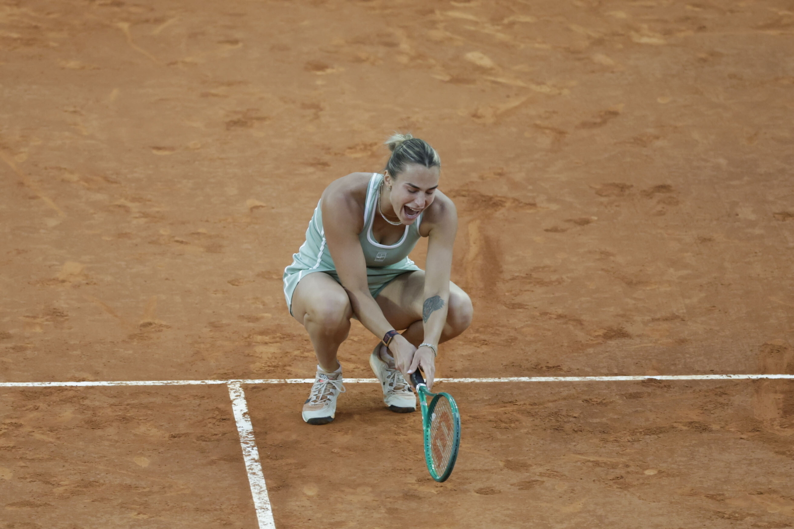 Aryna Sabalenka wygrała seta 6:2. Później nastąpił sensacyjny zwrot akcji