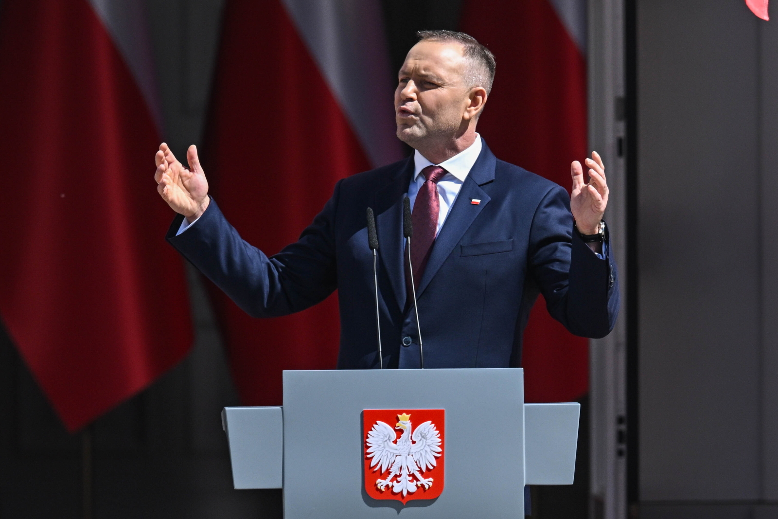 Wszystko jasne. Prezydent Nawrocki pojawił się na Narodowym