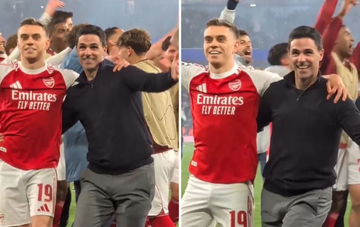 To nagranie to hit. Zobacz, co po awansie robił Arteta