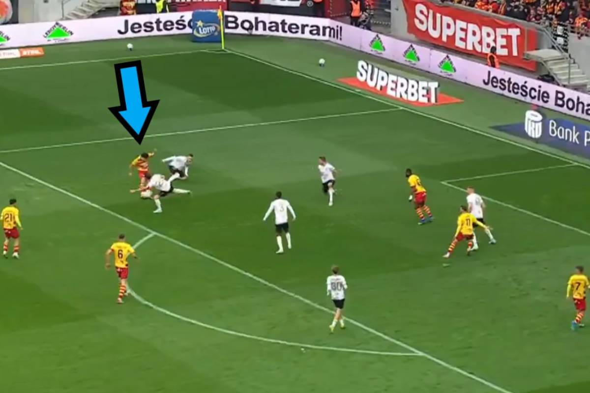 Cudowny gol w Ekstraklasie. Bramkarz bez szans po tym strzale [WIDEO]