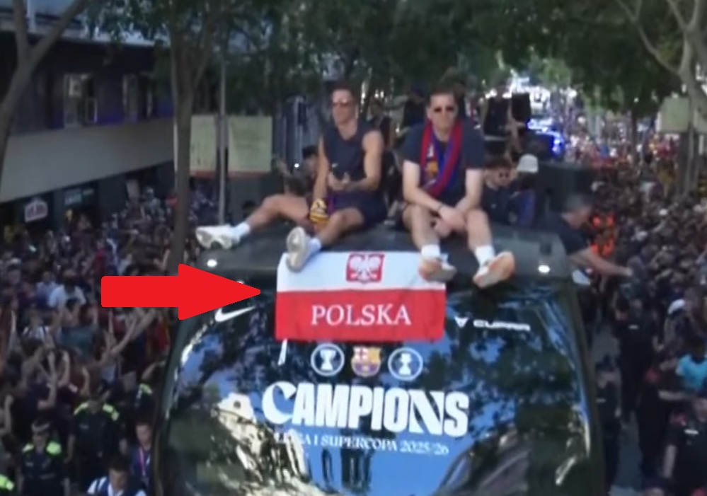 Sceny w Barcelonie. Zobacz, co pojawiło się na autokarze