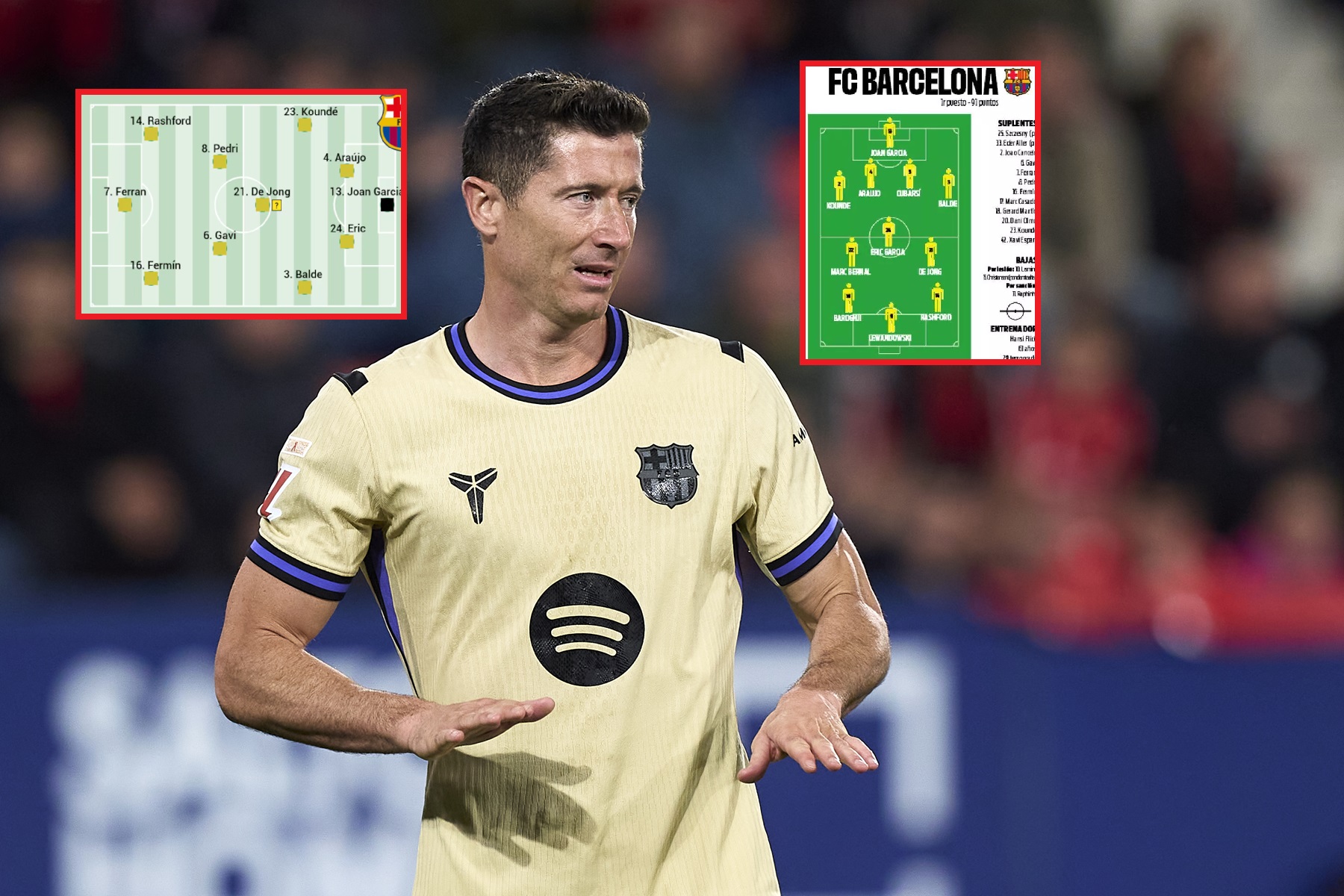 Co z występem Lewandowskiego? Zdania Hiszpanów są podzielone