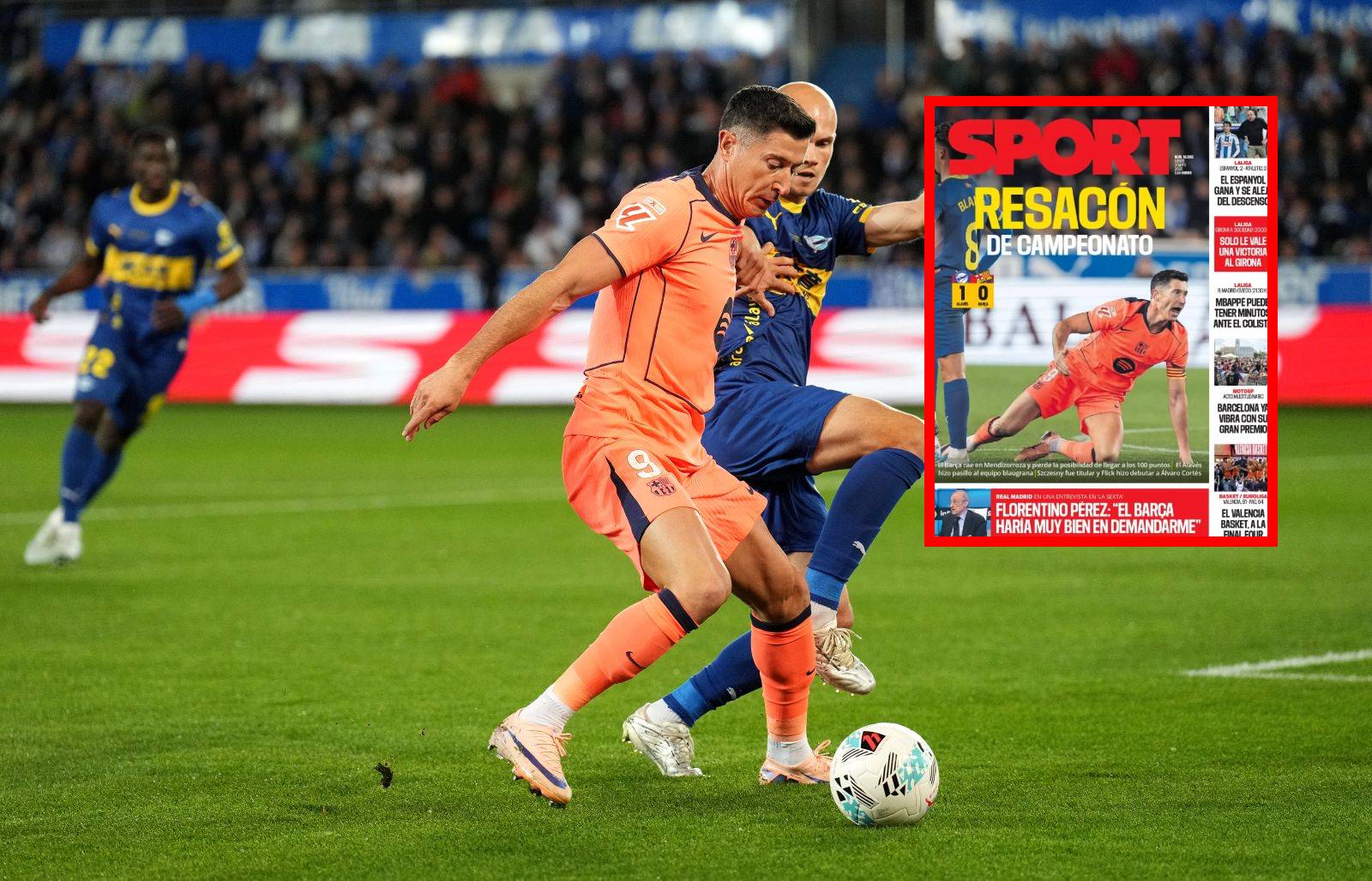 W Katalonii głośno o wpadce Barcelony. Lewandowski trafił na okładkę