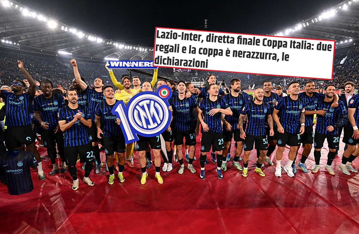 Rozpisują się o finale Pucharu Włoch. "Wielka feta Nerazzurri"