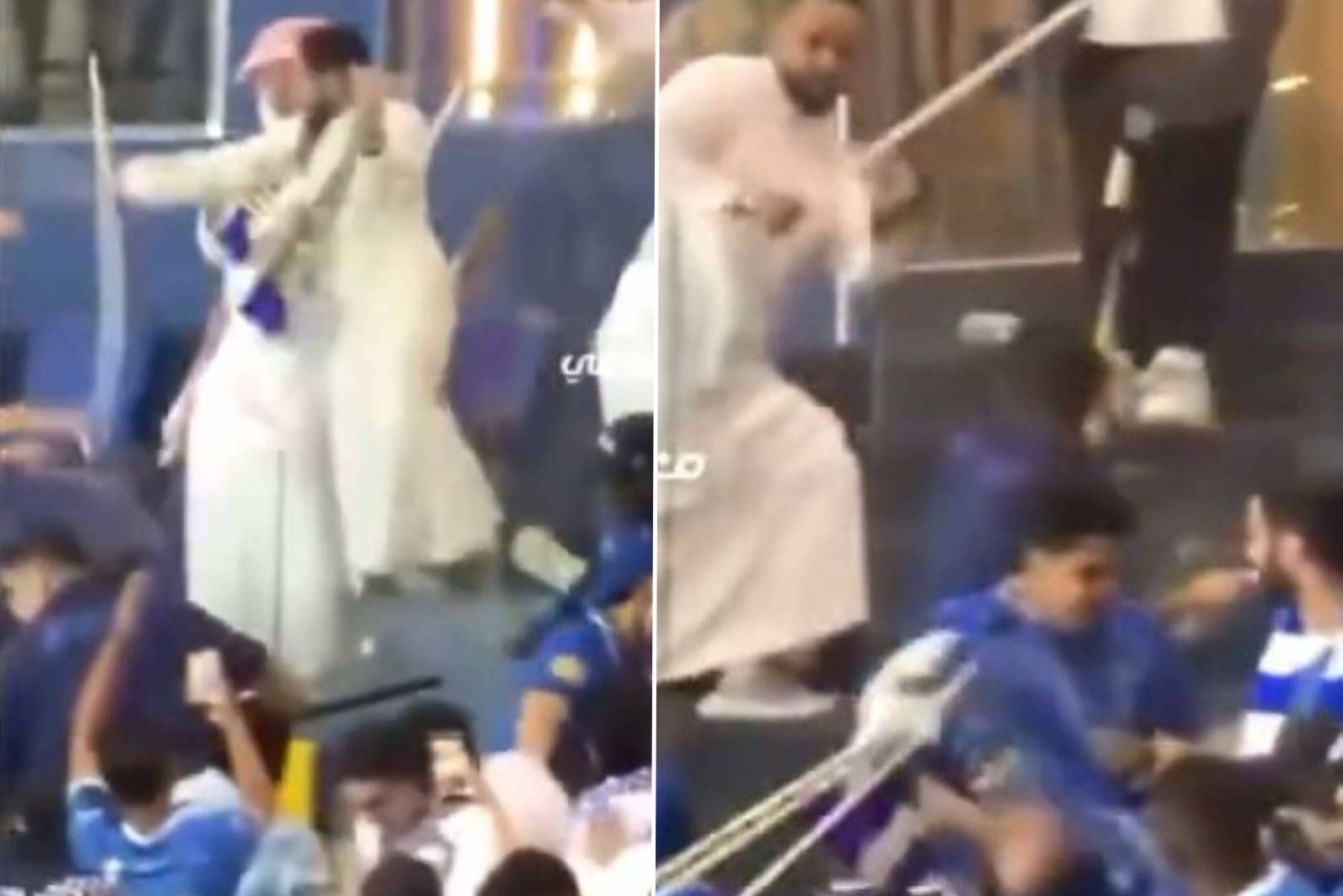 Kije poszły w ruch. Szokujące sceny w Arabii Saudyjskiej