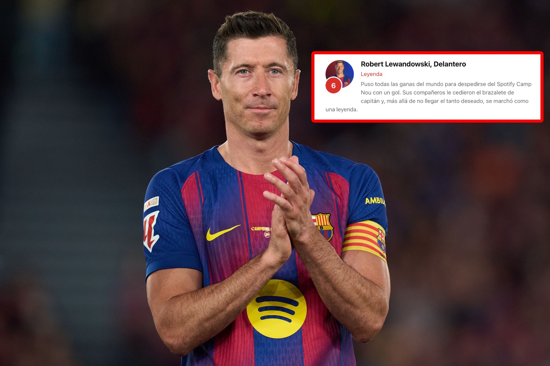 Oto jak Hiszpanie ocenili Lewandowskiego. Jeden podpis mówi wszystko